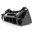 2025 HLA Attachments Standard Skidsteer Bucket & Skidsteer Grapple SB72GRS66 thumbnail image 1