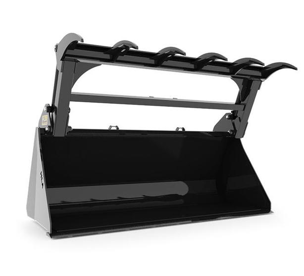 2025 HLA Attachments Standard Skidsteer Bucket & Skidsteer Grapple SB72GRS66 image 4