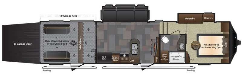 Used 2015 Keystone RV Fuzion 325 display photo