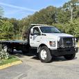 2018 Ford F-750 22-Foot Roll-Off Flat Deck Diesel Tow Truck with Wheel Lift thumbnail image 1