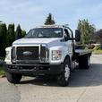 2018 Ford F-750 22-Foot Roll-Off Flat Deck Diesel Tow Truck with Wheel Lift thumbnail image 4