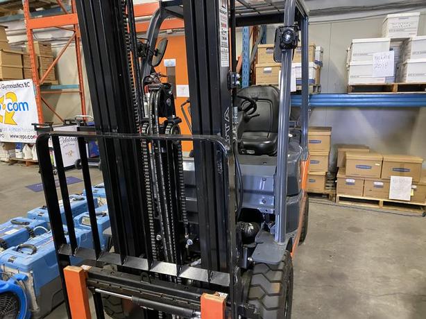2021 Toyota 8FGU18 3 stage Propane Forklift image 3