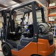 2021 Toyota 8FGU18 3 stage Propane Forklift thumbnail image 4