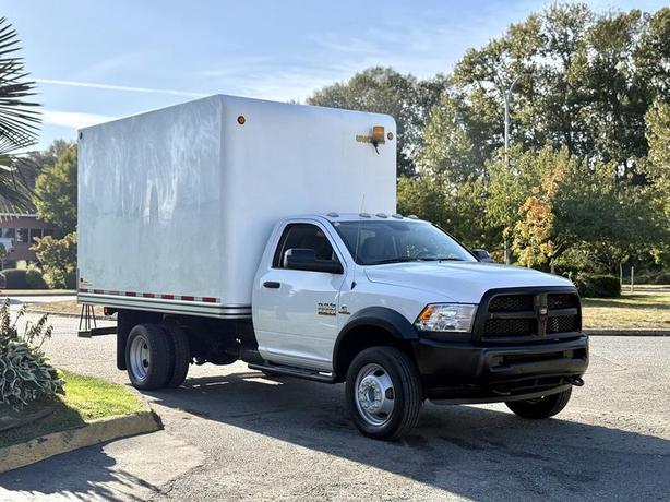 2016 RAM 5500 4X4 Dually 12-Foot Cube Van – Cummins Diesel with Rear Shelving image 1