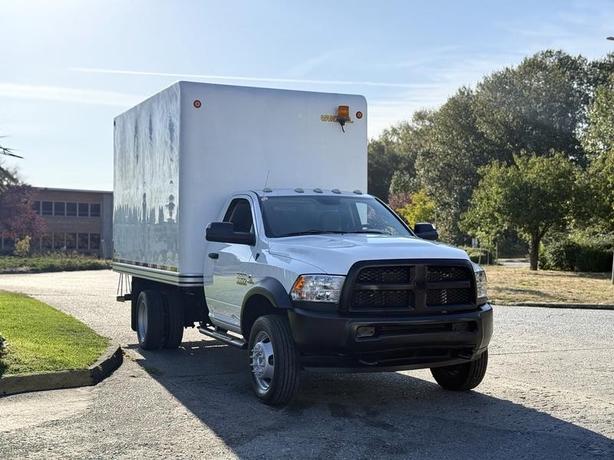 2016 RAM 5500 4X4 Dually 12-Foot Cube Van – Cummins Diesel with Rear Shelving image 2