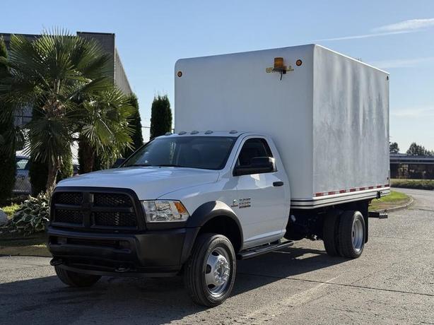 2016 RAM 5500 4X4 Dually 12-Foot Cube Van – Cummins Diesel with Rear Shelving image 4