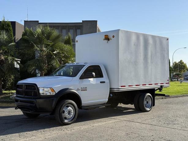 2016 RAM 5500 4X4 Dually 12-Foot Cube Van – Cummins Diesel with Rear Shelving image 5
