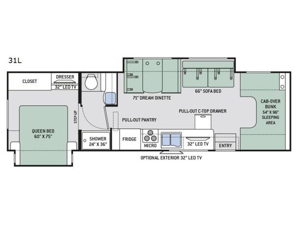 Used 2017 Thor Motor Coach Four Winds 31L image 5
