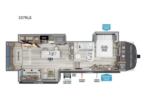 Used 2019 Grand Design Reflection 337RLS image 4