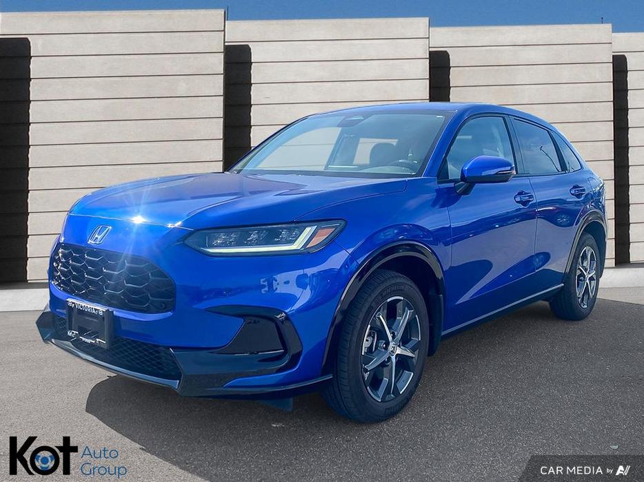 2024 Honda HR-V Ex-L Navi SUNROOF! LEATHER INTERIOR! APPLE CARPLAY! ADAPTIVE CRU display photo
