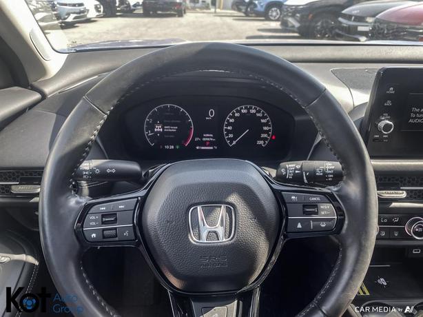 2024 Honda HR-V Ex-L Navi SUNROOF! LEATHER INTERIOR! APPLE CARPLAY! ADAPTIVE CRU image 7