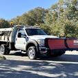 2011 Ford F-550 4x4 Flat Deck Plow Truck with Swenson Sander thumbnail image