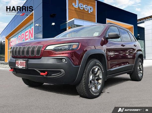 2019 Jeep Cherokee Trailhawk 4x4 | Bluetooth Connectivity | Cruise Control! image 1