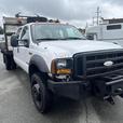 2007 Ford F-450 SD Crew Cab 10 Foot Flat Deck 4WD Diesel thumbnail image 7