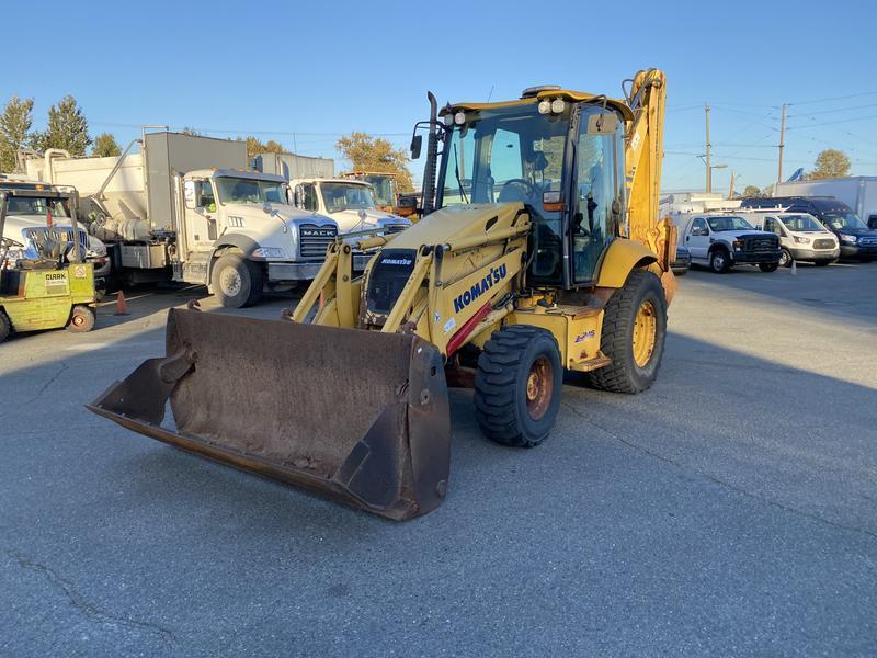 2007 Komatsu WB156PS-5 BACKHOE/LOADER 4x4 Diesel display photo