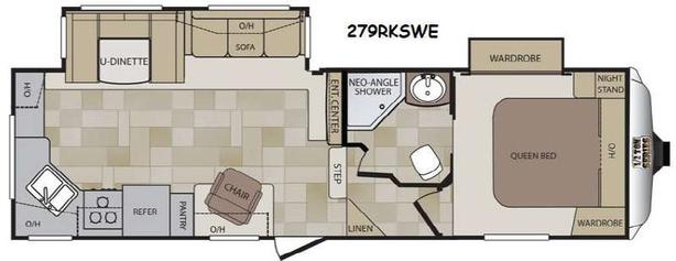 Used 2014 Keystone RV Cougar Half-Ton Series 279RKSWE image 5