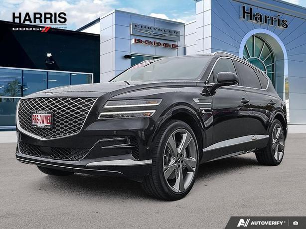 2021 Genesis GV80 3.5T Prestige AWD | Premium Leather | Adaptive Cruise Control! image 1