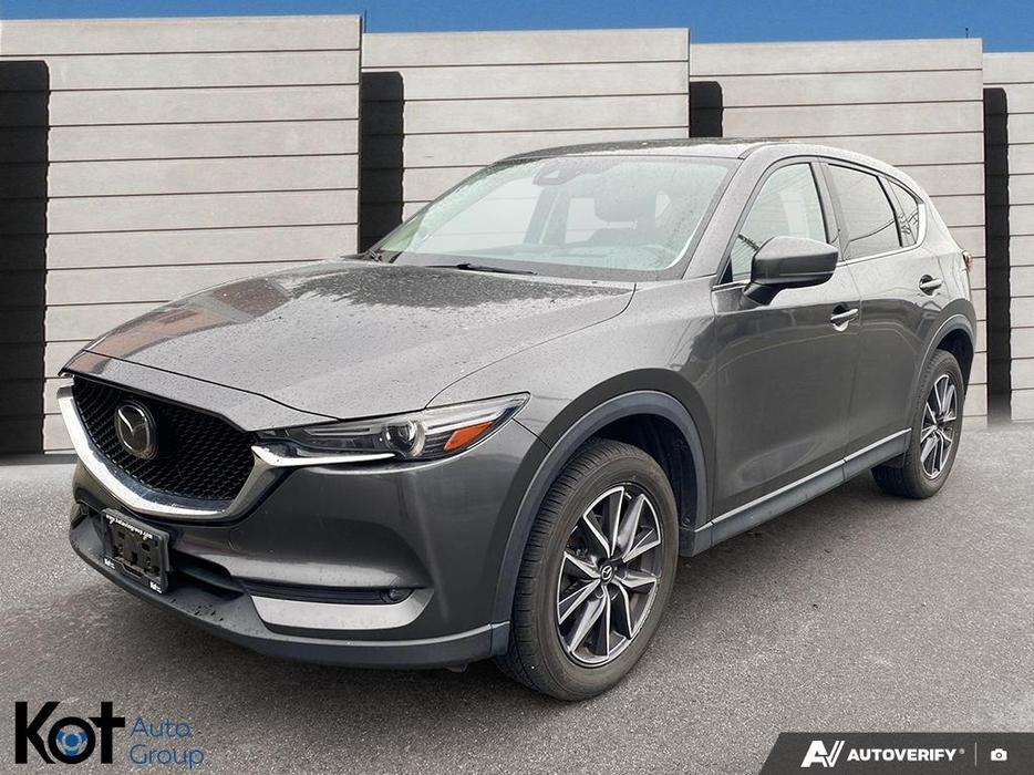 2017 Mazda CX-5 GT SUNROOF! NAVIGATION! LEATHER SEATS! BLUETOOTH! HEATED STEERIN display photo
