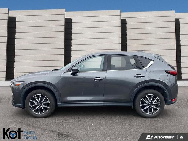 2017 Mazda CX-5 GT SUNROOF! NAVIGATION! LEATHER SEATS! BLUETOOTH! HEATED STEERIN image 3