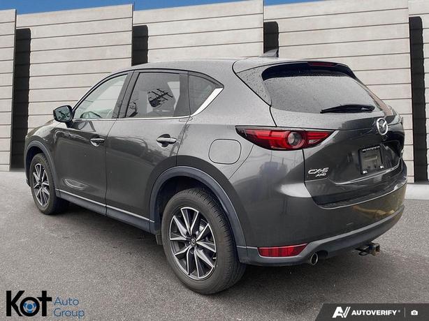 2017 Mazda CX-5 GT SUNROOF! NAVIGATION! LEATHER SEATS! BLUETOOTH! HEATED STEERIN image 4
