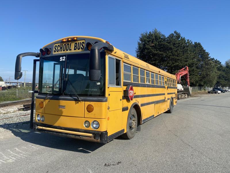 2006 Thomas Saf-T-Liner HDX 56 passenger School Bus Diesel Air Brakes display photo