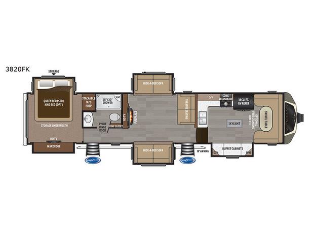 Used 2017 Keystone RV Montana 3820 FK image 2