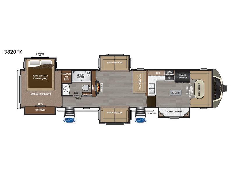 Used 2017 Keystone RV Montana 3820 FK display photo