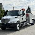 2008 International 4300 Diesel with Amco Veba Crane and 8-Foot Dump Box thumbnail image 4