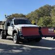 2011 Ford F-550 4x4 Flat Deck Plow Truck with Swenson Sander thumbnail image 2