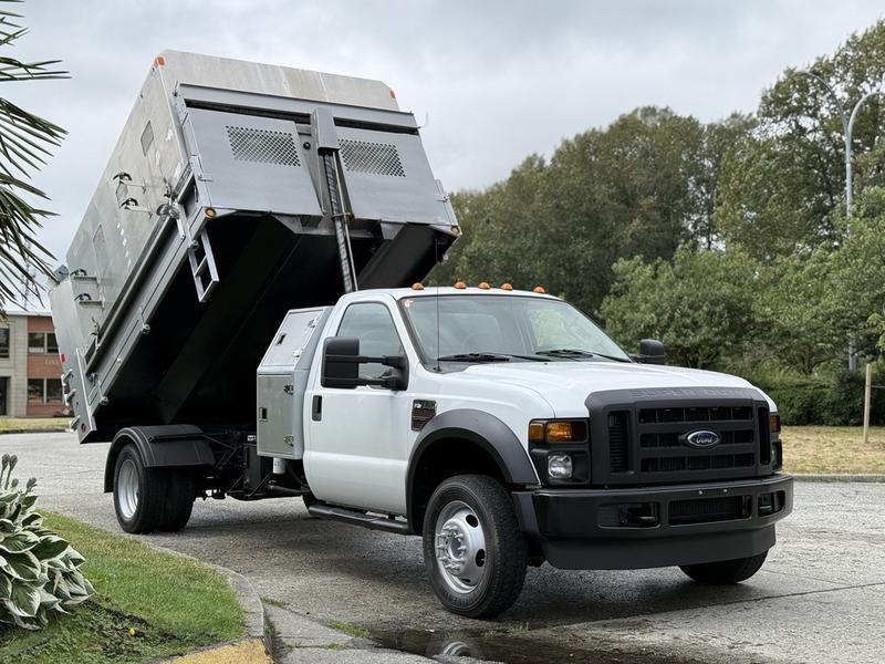 2008 Ford F-450 SD Regular Cab Dually Diesel with 10-Foot Dump Box display photo