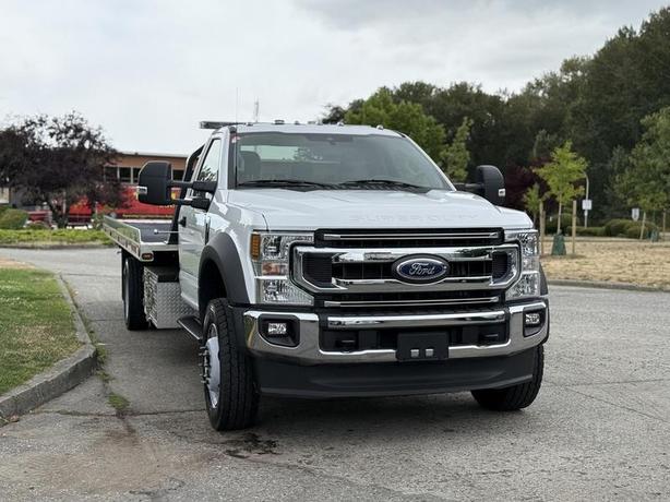 2022 Ford F600 XLT 20-Foot Roll Off Flat Deck Tow Truck 4WD image 2