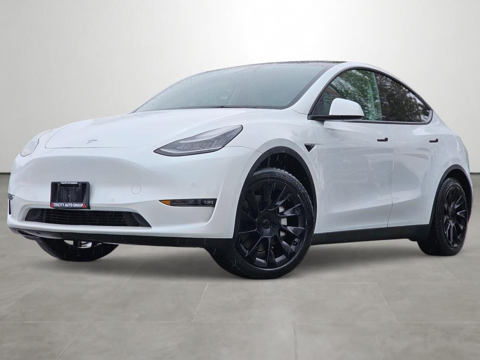 2021 Tesla Model Y Standard Range - No Accidents, Black Interior display photo