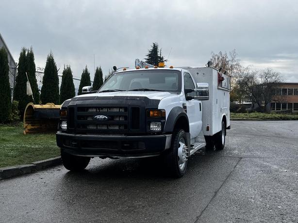 2009 Ford F-550 Service Truck With Crane  2WD Diesel image 4