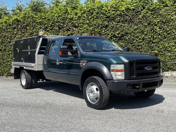 2008 Ford F-550 XL Crew Cab Dually Diesel Service Truck with Water Tank 4WD image 1