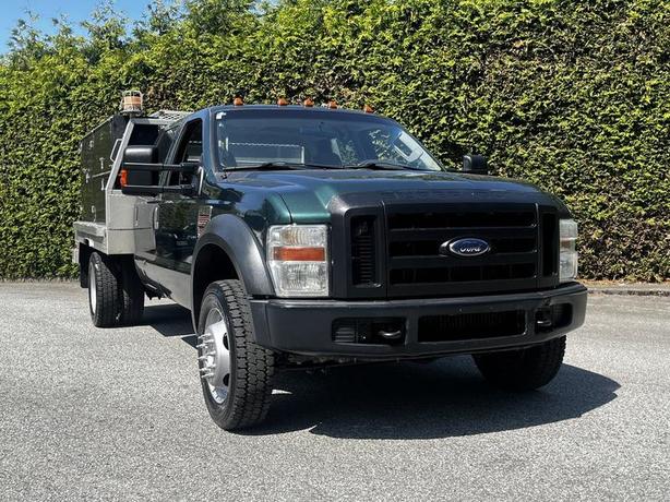 2008 Ford F-550 XL Crew Cab Dually Diesel Service Truck with Water Tank 4WD image 2