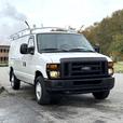 2008 Ford Econoline E-250 Cargo Van with Ladder Rack and Bulkhead Divider thumbnail image 2