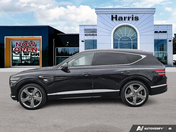 2021 Genesis GV80 3.5T Prestige AWD | Premium Leather | Adaptive Cruise Control! image 3
