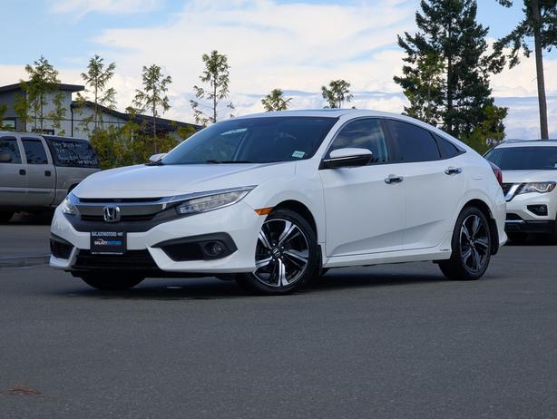 2018 Honda Civic Touring - Low KMs, Sunroof, Leather, Heated Seats image 1