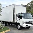 2020 Hino 195 20-Foot Diesel Cube Van Box Truck with Loading Ramp thumbnail image