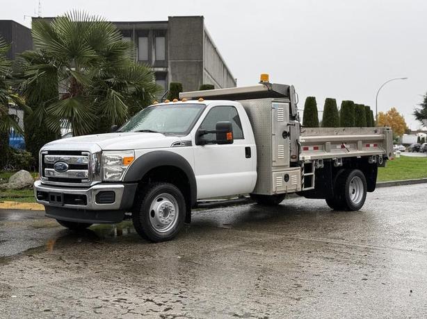 2015 Ford F-450 11-Foot Dump Truck with Storage Compartments and Beacon image 5