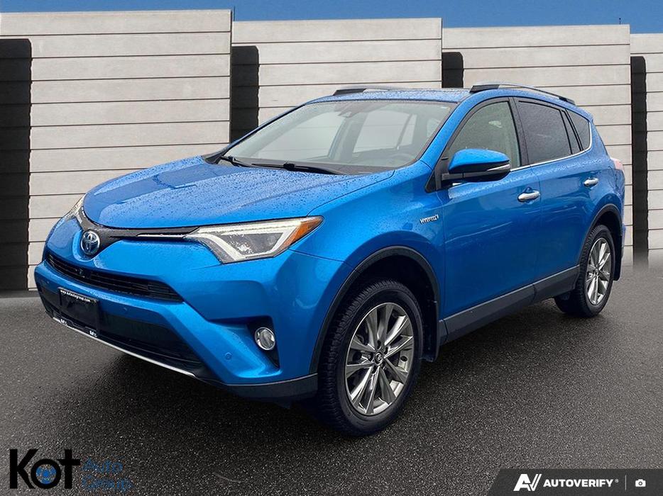 2017 Toyota RAV4 Hybrid Limited SUNROOF! HEATED SEATS! BLUETOOTH APPLE CARPLAY! display photo