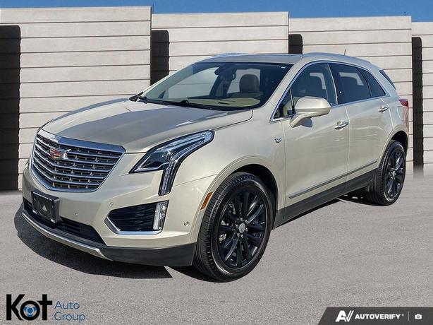 2017 Cadillac XT5 Platinum Awd LEATHER INTERIOR! PANORAMIC SUNROOF! HEATED & VEN image 1