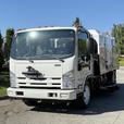 2014 Isuzu NRR Sweeper Truck with Sprayer and Dump Box thumbnail image 4