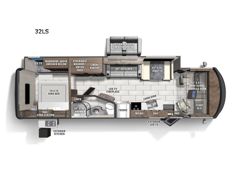 Used 2022 Coachmen RV Mirada 32LS display photo