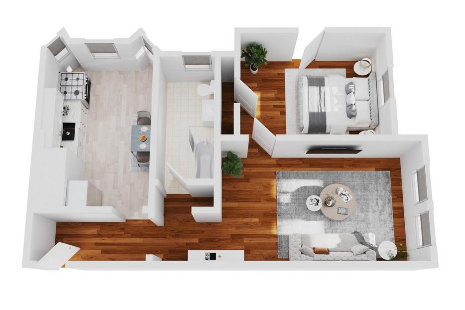 1 bedroom The Princeton display photo