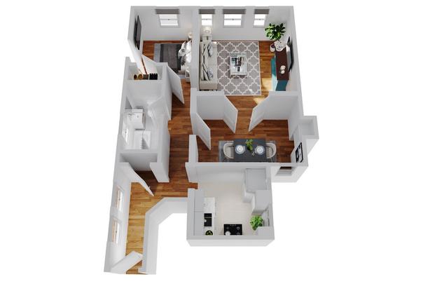 1 bedroom The Princeton image 2