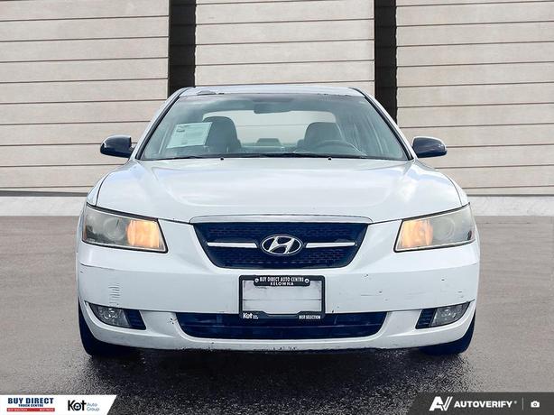 2007 Hyundai Sonata GL AUTO BEIGE INTERIOR HEATED LEATHER SEATS, WHEEL CONTROLS, image 2