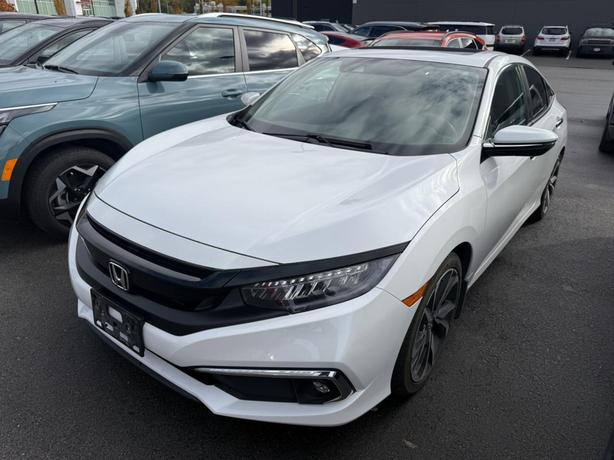 2021 Honda Civic Sedan Touring ! LOW KMS! LEATHER TRIM SEATS! BLUETOOTH! image 2