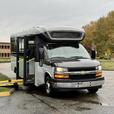 2019 Chevrolet Express 4500 22-Passenger Shuttle Bus with Wheelchair Ramp thumbnail image 2