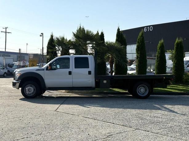 2014 Ford F-550 Super Duty 4x4 Crew Cab 11-Foot Flat Deck Truck image 6